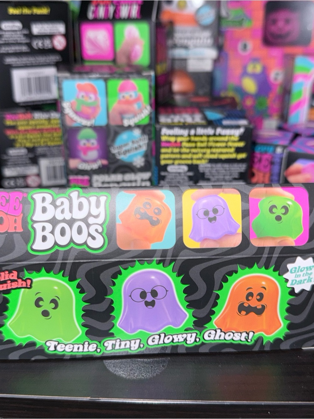 RARE NeeDoh Halloween 2026 Bundle Baby Boos + Teenie Jack Glow Lanterns NEW 👻🎃 - Picture 3 of 8